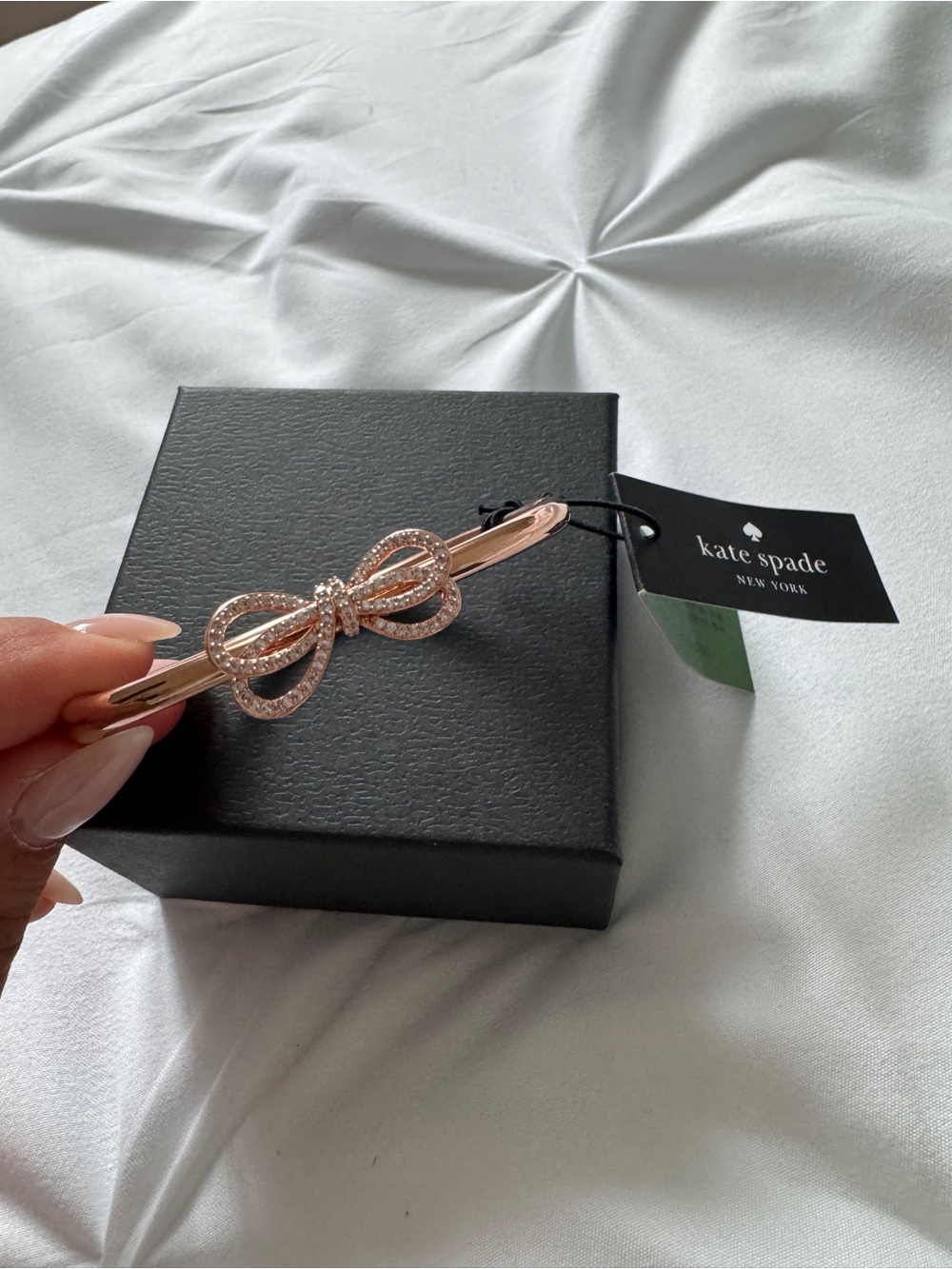kate spade Rose Gold Bow Bangle Bracelet